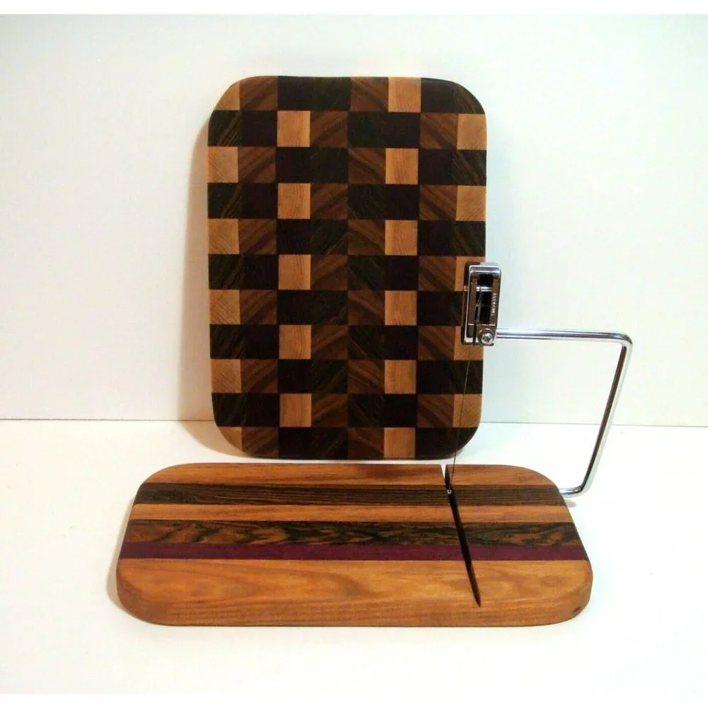 Exotic Wood Cheese Board Handcrafted by Carl AKA Geppetto Handmade - Picture 5 of 5